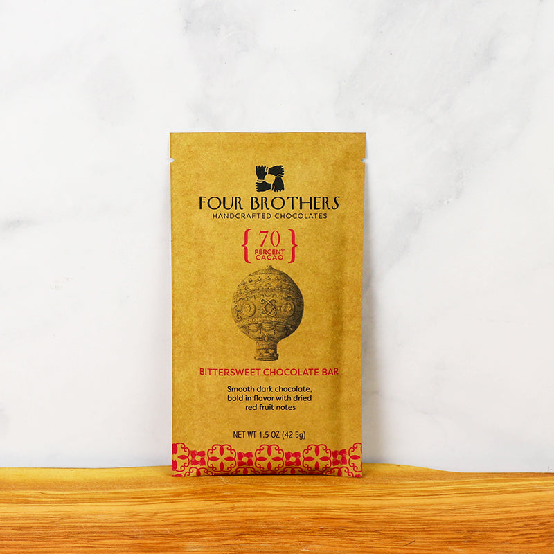 1.5 oz. 70% Bittersweet Chocolate Bar