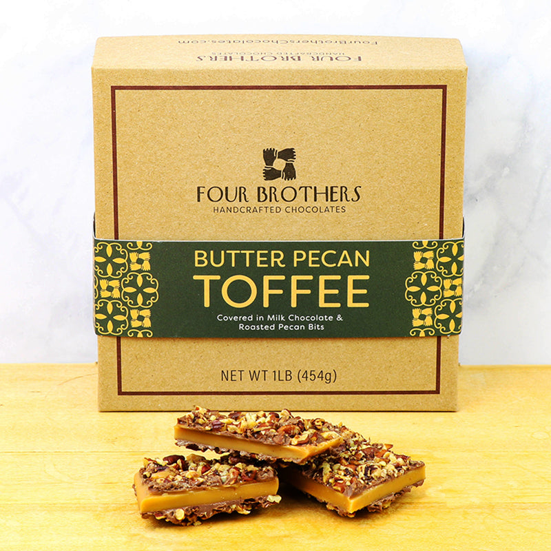 1 lb. Butter Pecan Toffee Gift Box
