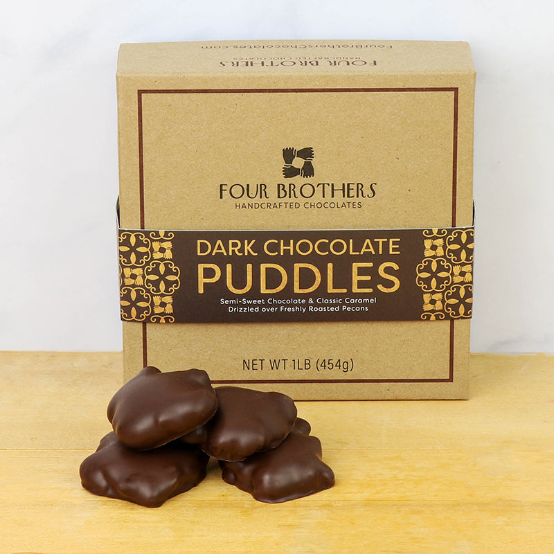 1 lb. Dark Chocolate Puddle Gift Box