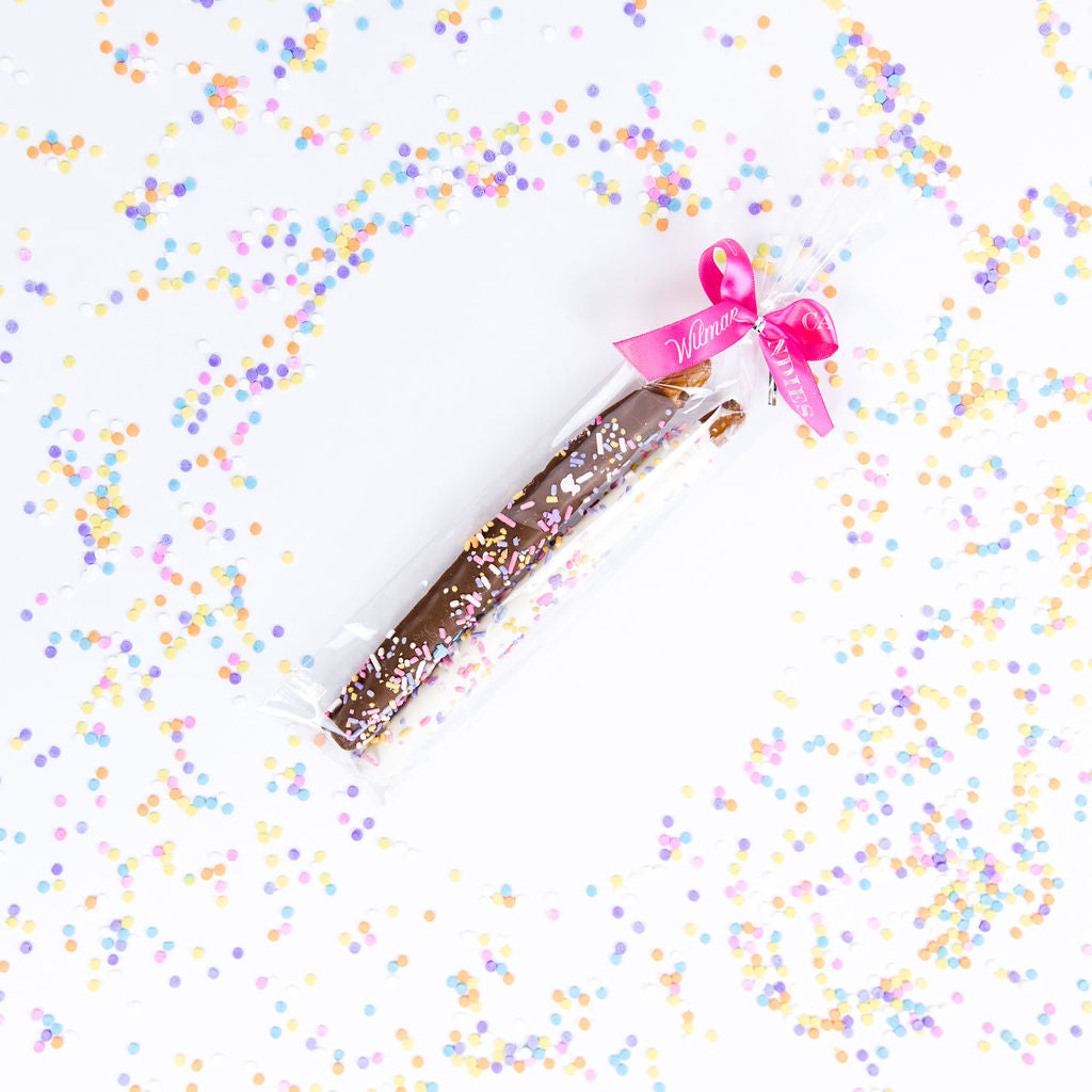 Pretzel 2 pack - Spring Sprinkle Pink Bow