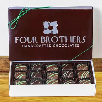 15 pc. French Mint Box (Mixed Milk & Dark)