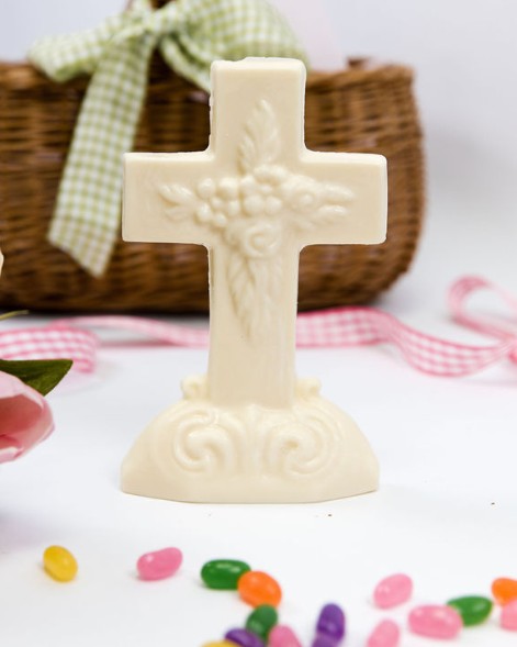 6.5 oz. White Chocolate Cross