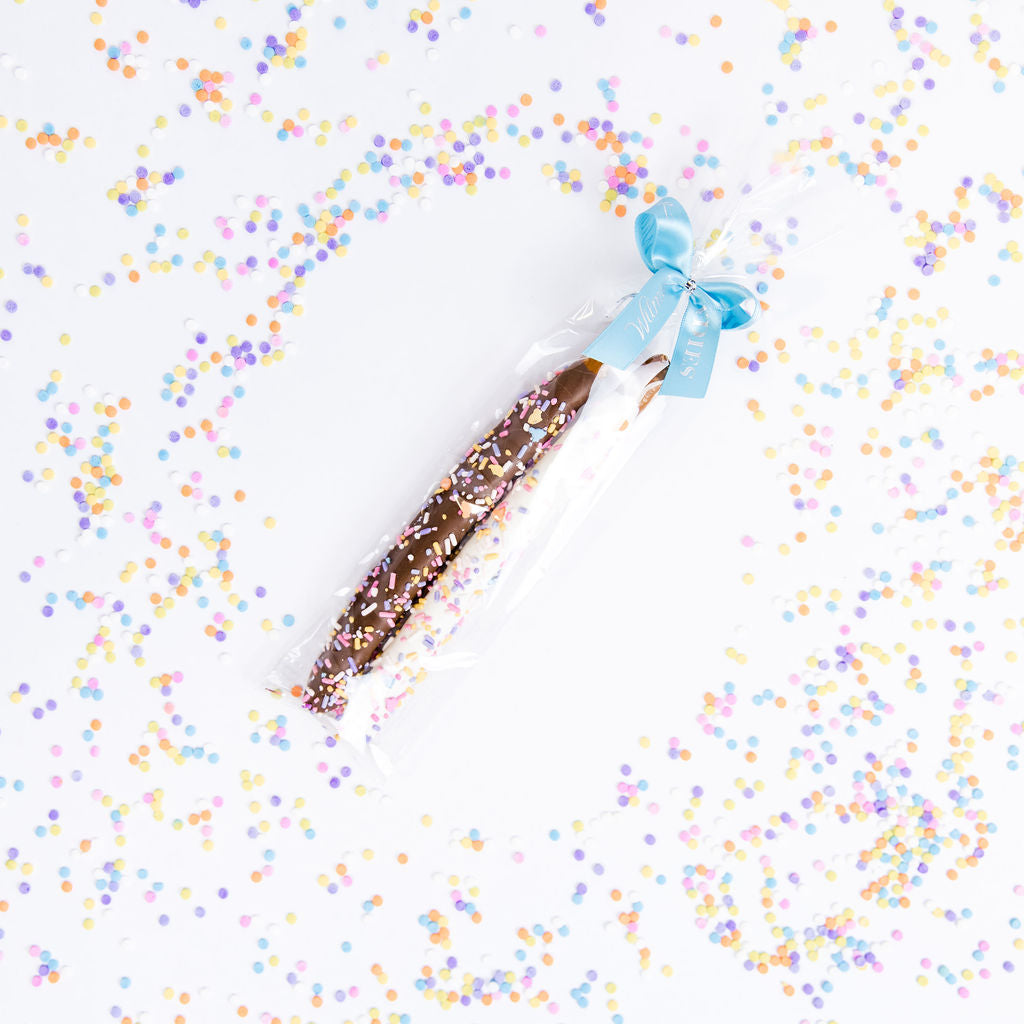 Pretzel 2 pack - Spring Sprinkle Blue Bow