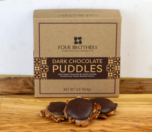 1 lb. Dark Chocolate Puddle Gift Box